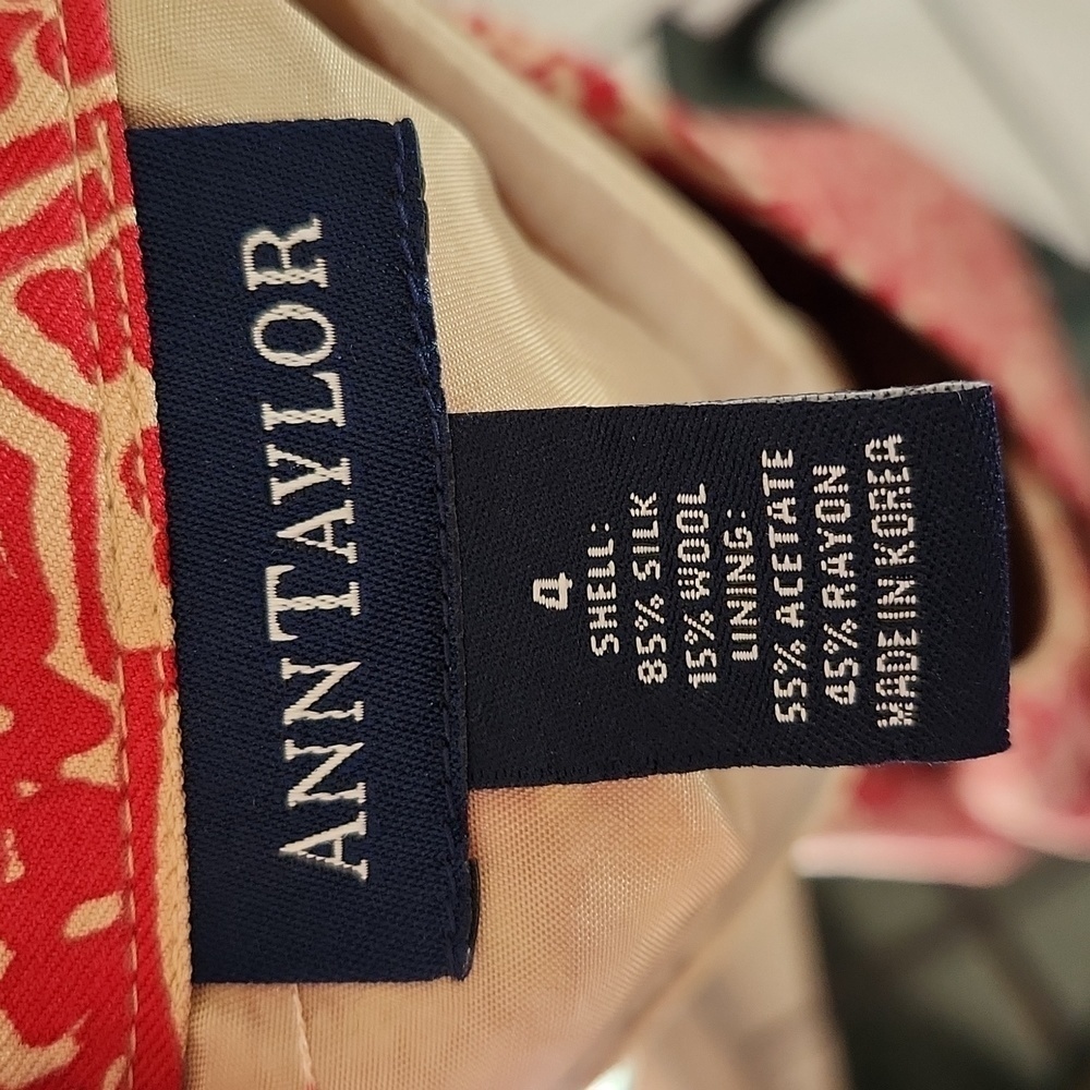 Ann Taylor women's silk wool blend midi skirt - Picture 6 of 6